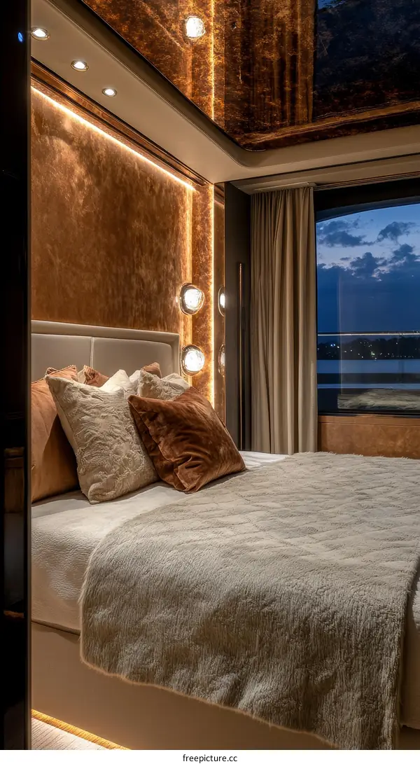 Luxury Bedroom Interior Design with Warm Tones