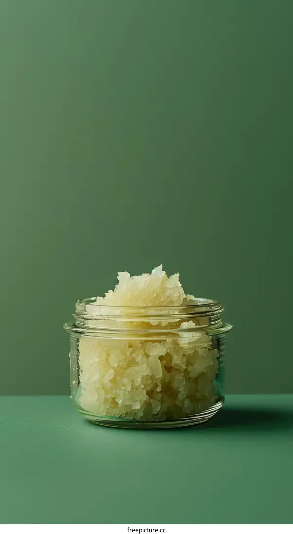 Homemade Sugar Scrub in a Mason Jar