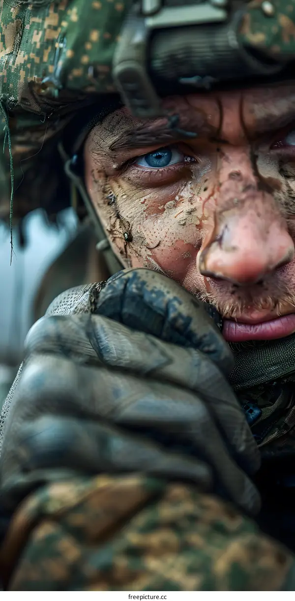 Portrait of a soldier