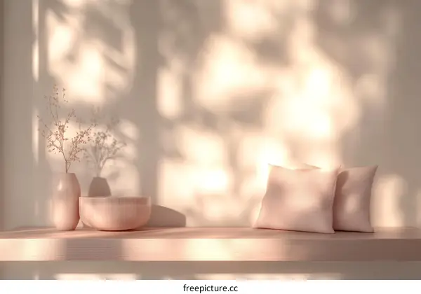 Modern Minimalist Home Decor Display Illustration