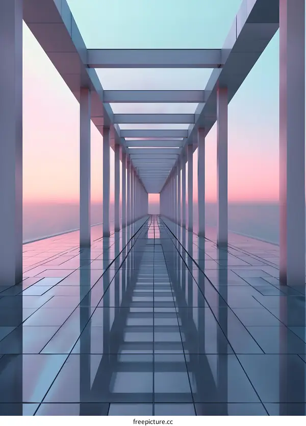 Abstract Architecture with a Futuristic Vibe