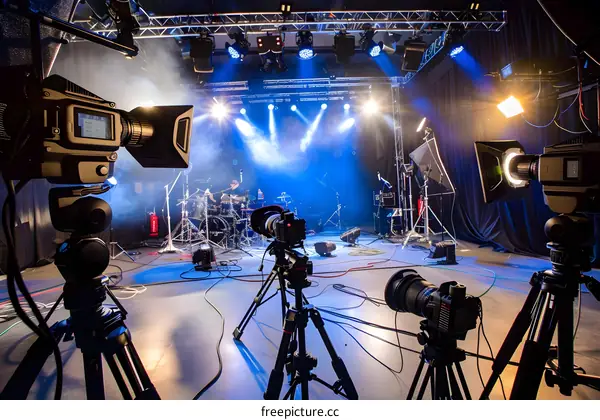 Live Music Concert Performance Recording With Multiple Cameras