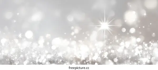 Abstract Silver Sparkle Background