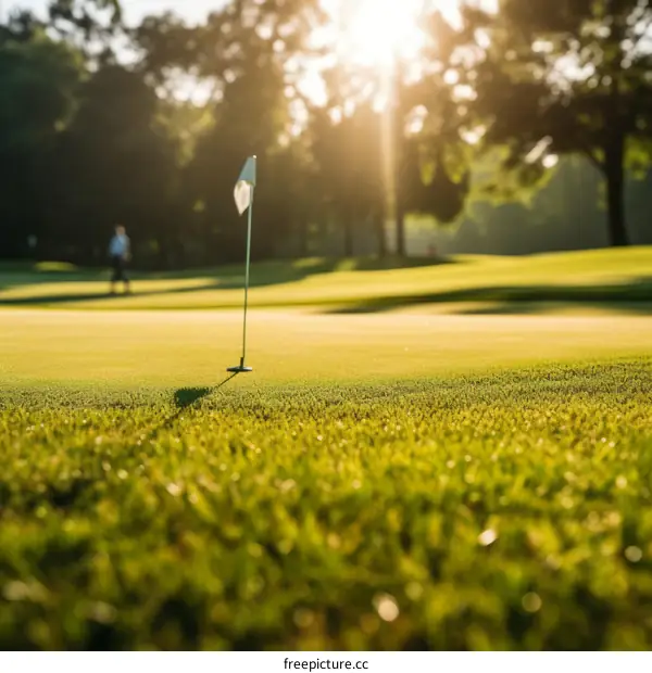 Gorgeous Golf Course Landscape View