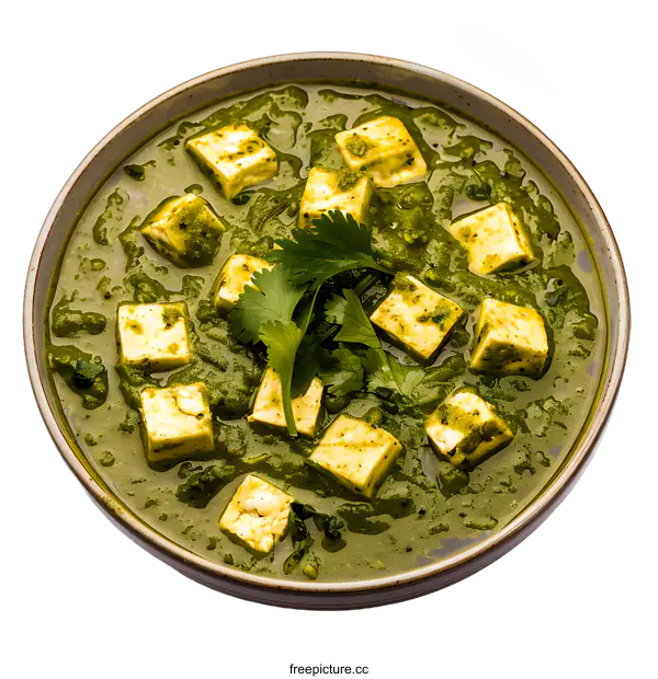 [Transparent Background PNG]Palak Paneer