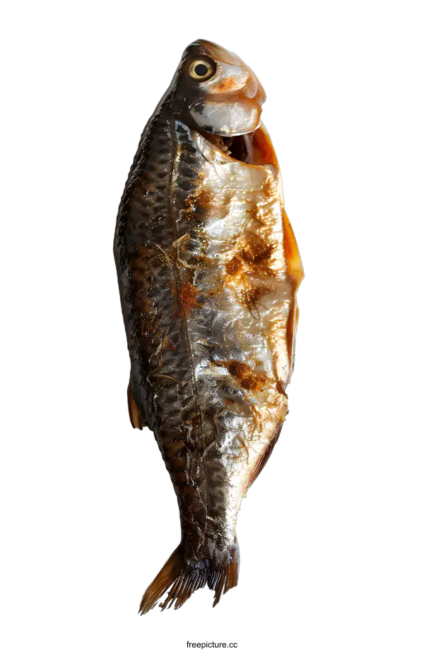 [Transparent Background PNG]Grilled Fish on White Background