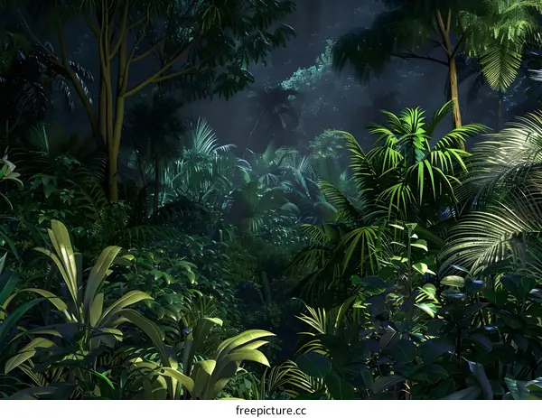 Tropical Rainforest Night