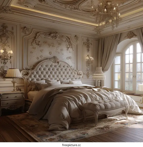 Elegant and Luxurious Classic Bedroom Design