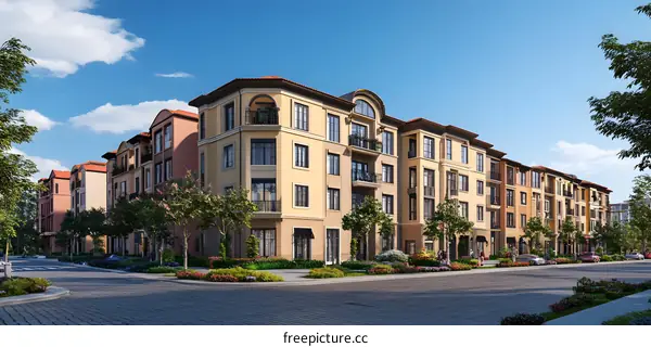 Luxury Apartment Building Exterior Design