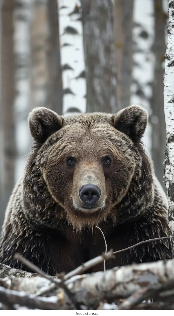 Close-Up Photograph of a Brown Bear