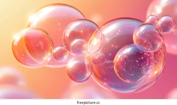 Abstract Colorful Bubbles Background Design
