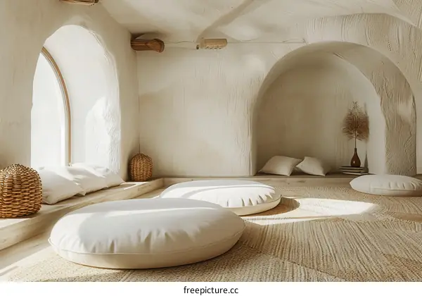 A Minimalist Living Space with a Natural Feel