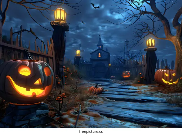 Halloween Pumpkin Jack-o-lantern