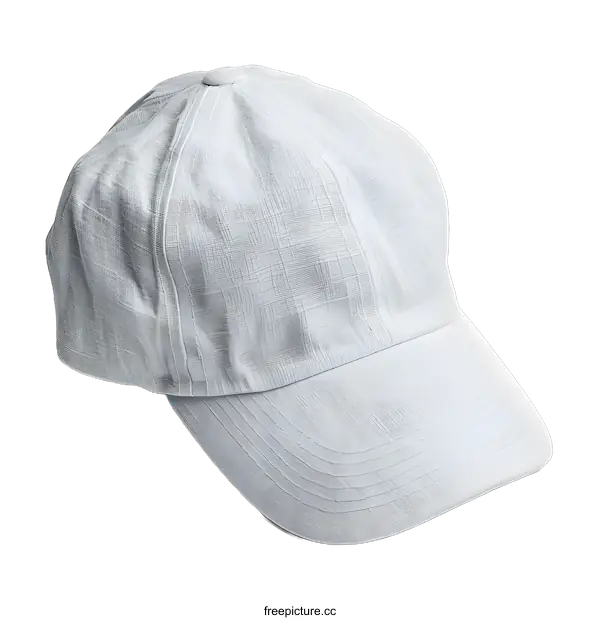 [Transparent Background PNG]Plain Light Grey Baseball Cap Mockup Isolated on White Background