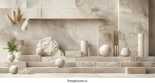 Beige Minimalist Modern Interior Design