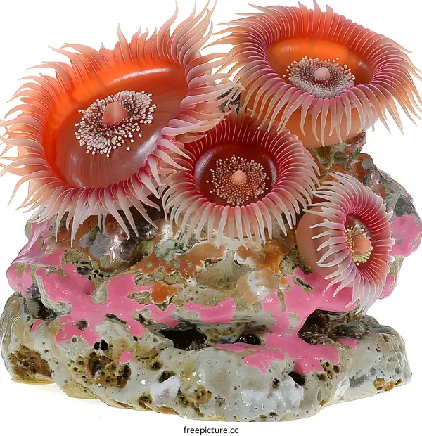 Anemones on a Rock