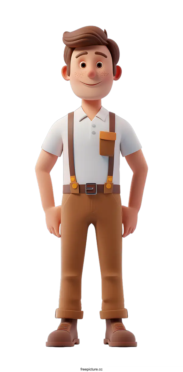 [Transparent Background PNG]3d cartoon character