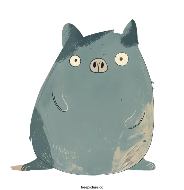 [Transparent Background PNG]Cute Cartoon Pig Illustration