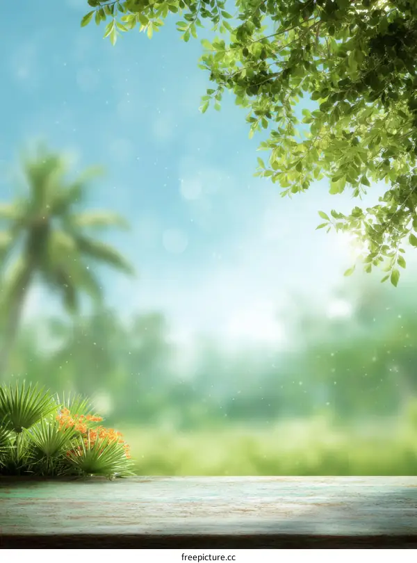 Summertime Outdoors Natural Background