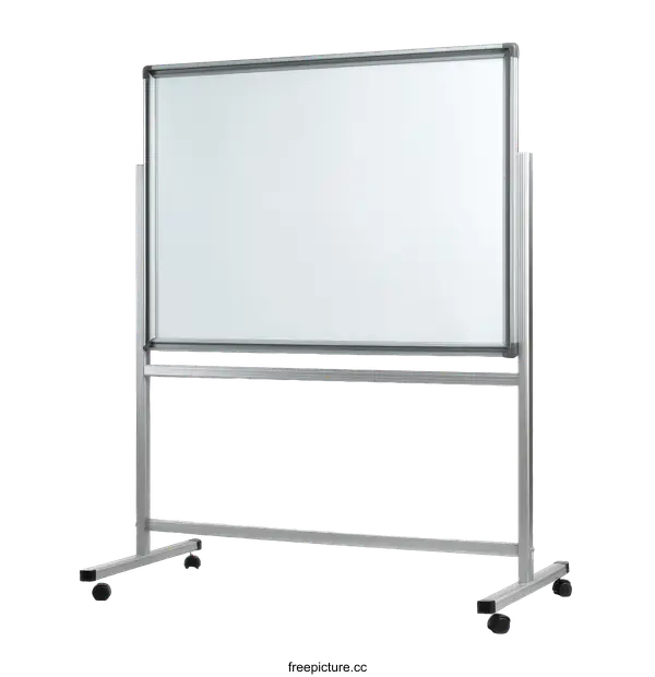 [Transparent Background PNG]Modern Mobile Whiteboard Display Stand