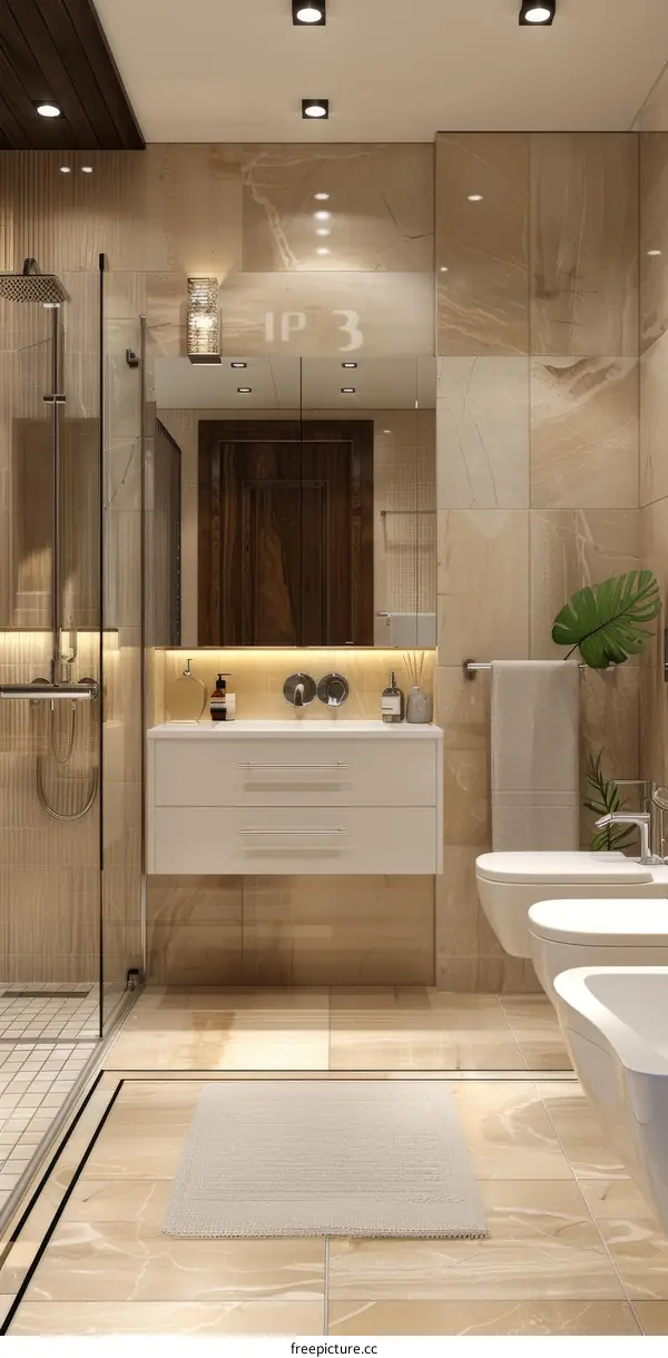 Modern Luxury Bathroom Interior Design