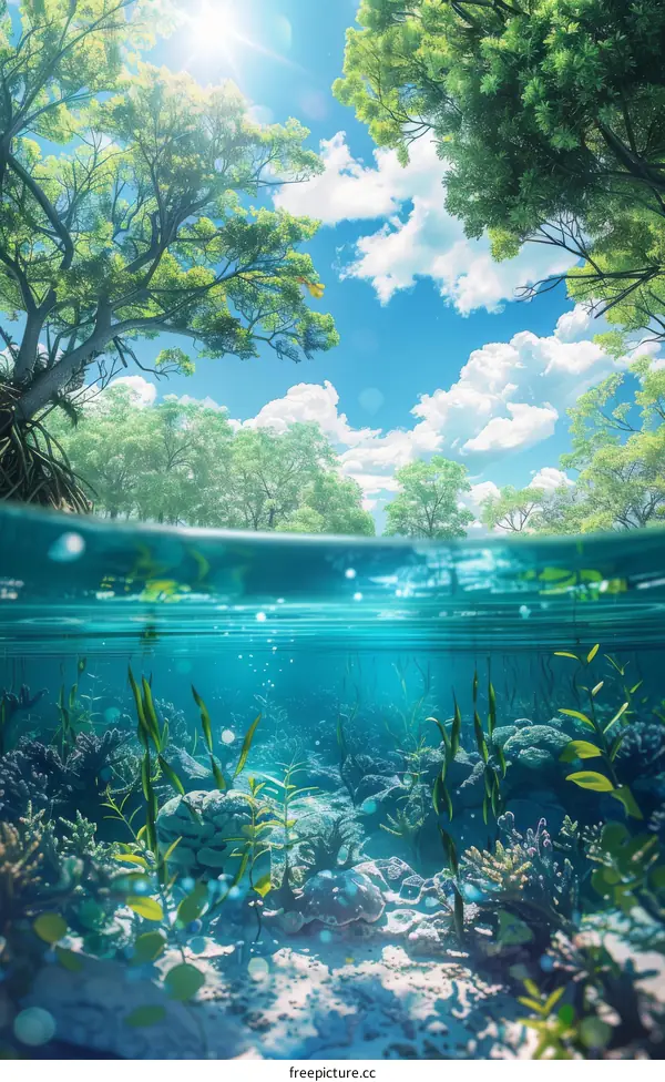 The beauty of the underwater world