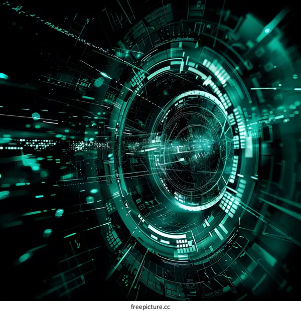 Abstract Technology Background