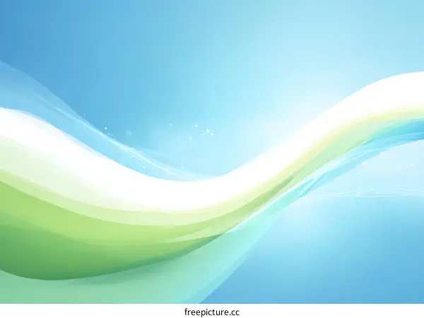 Abstract Wave Background Design with Light Colors