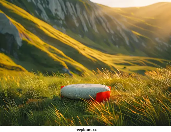 Lonely Stone Table in the Mountains
