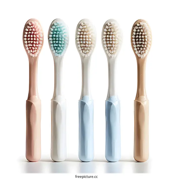 Toothbrushes with different colors