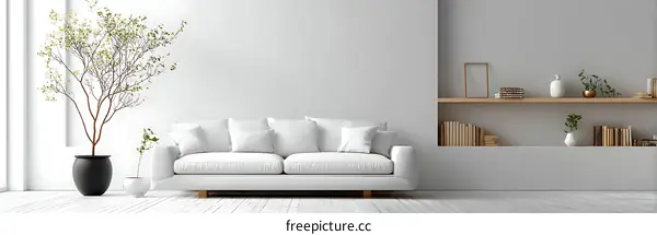 Modern Minimalist Living Room Interior Design