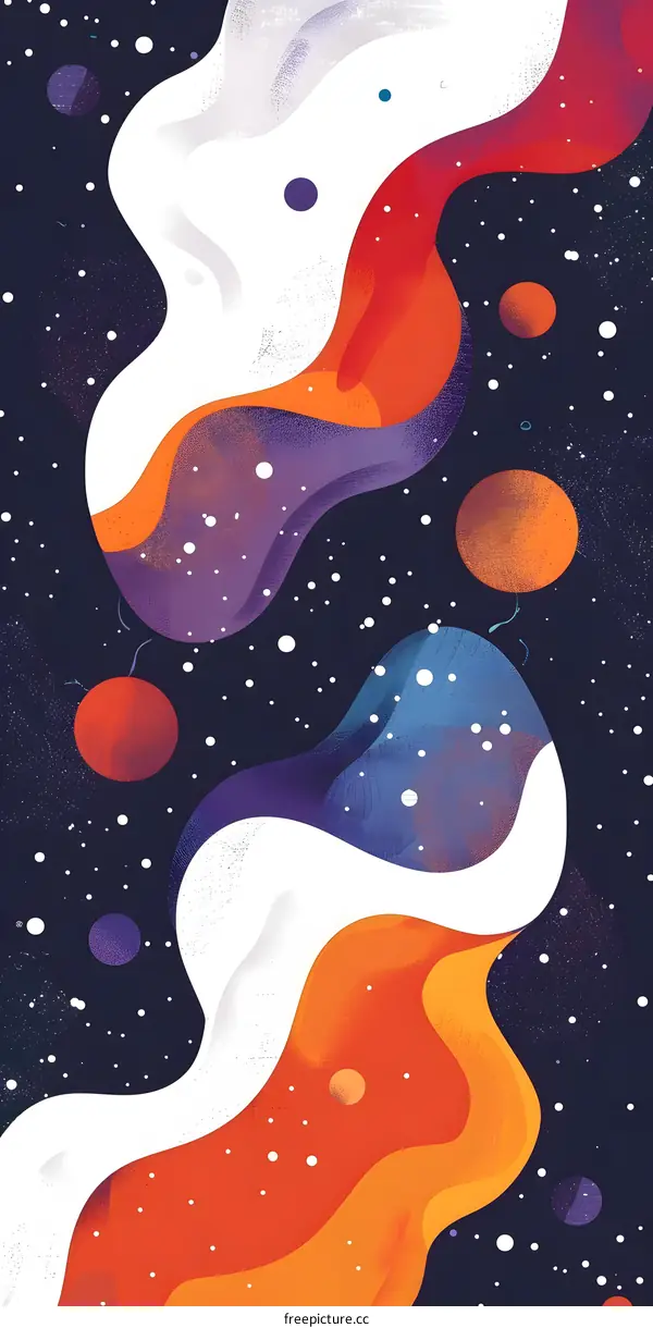 Abstract Space Galaxy Universe Artwork Design