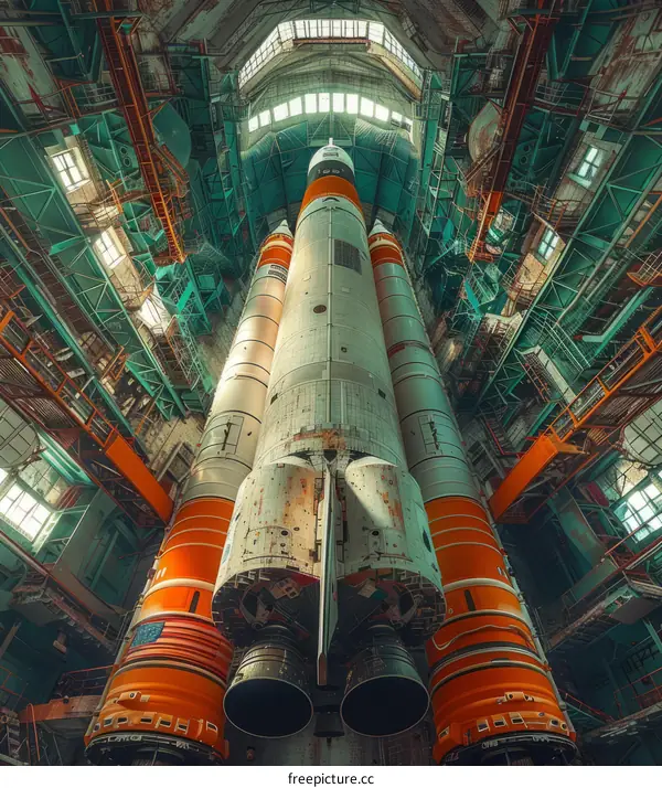 Soviet Rocket Hangar: A Glimpse into the Space Race