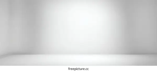 Empty White Studio Background for Product Photography