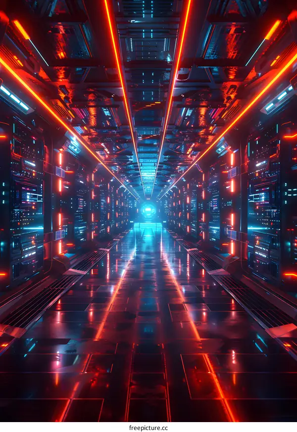 Futuristic Sci-Fi Corridor