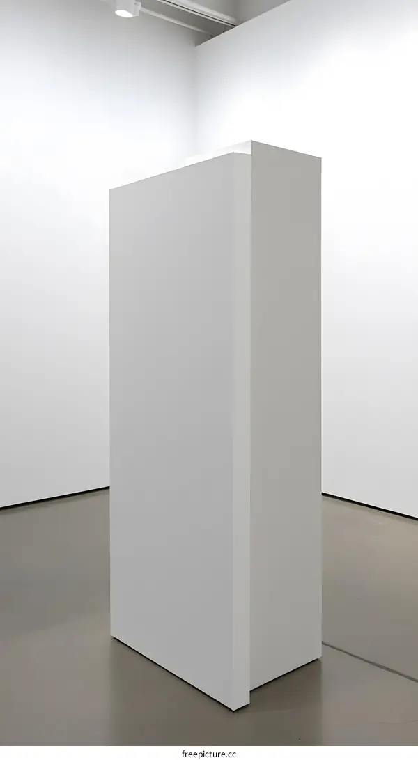 White Sculpture in a Gallery