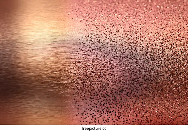 Rose Gold Glitter Texture Background Design