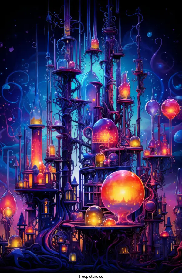 Mystical City of Glass and Light