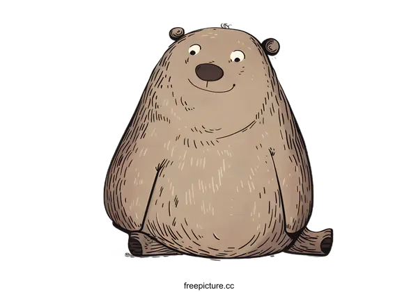 [Transparent Background PNG]Cute Cartoon Bear Illustration