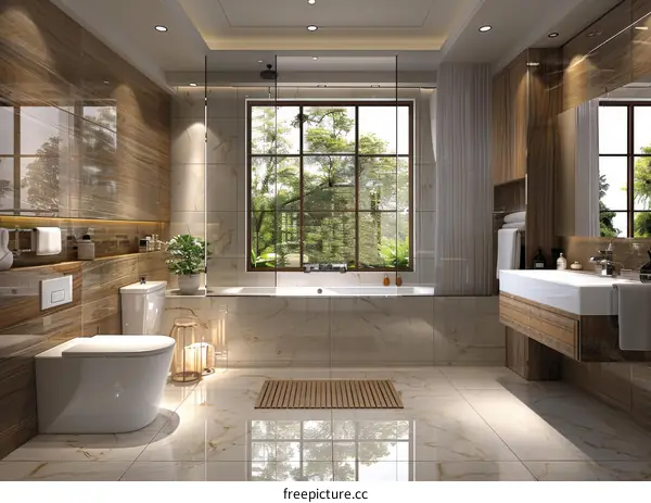 Modern Luxurious Bathroom Interior Design