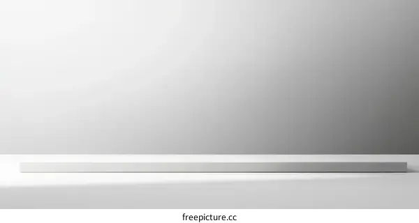 Empty White Modern Product Showcase