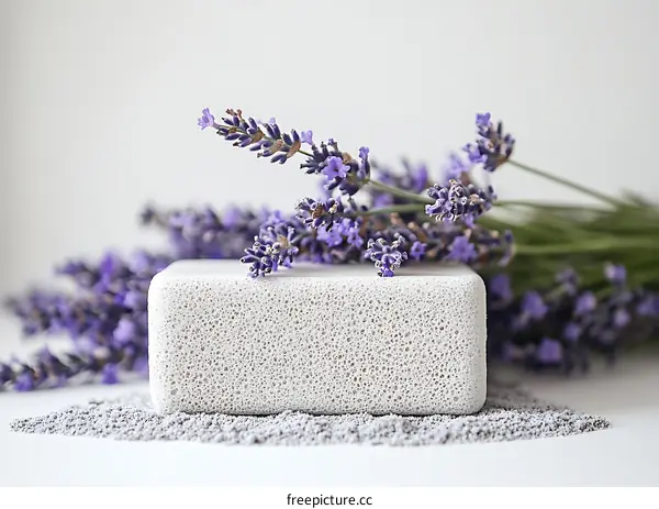 Lavender Spa Product Display