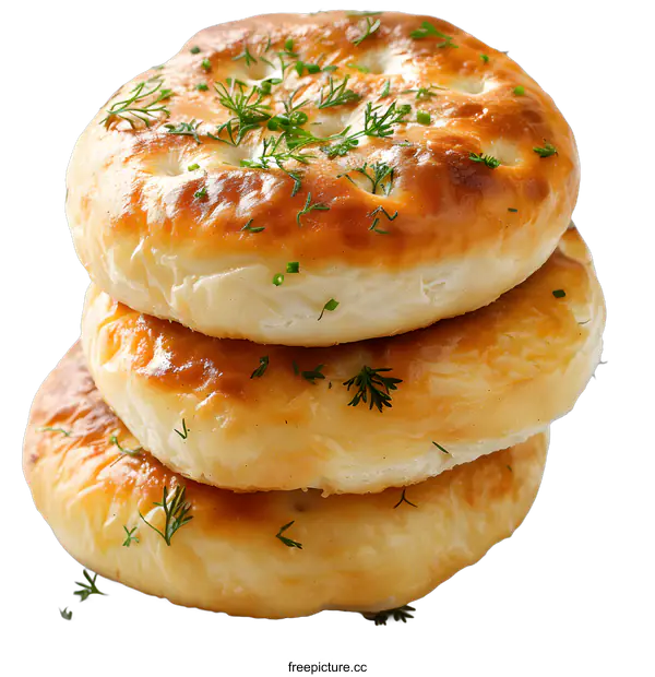 [Transparent Background PNG]three pies stacked on top of each other