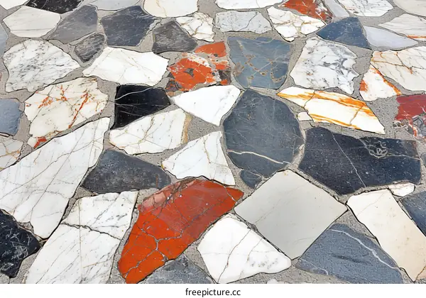 colorful marble floor pattern texture background