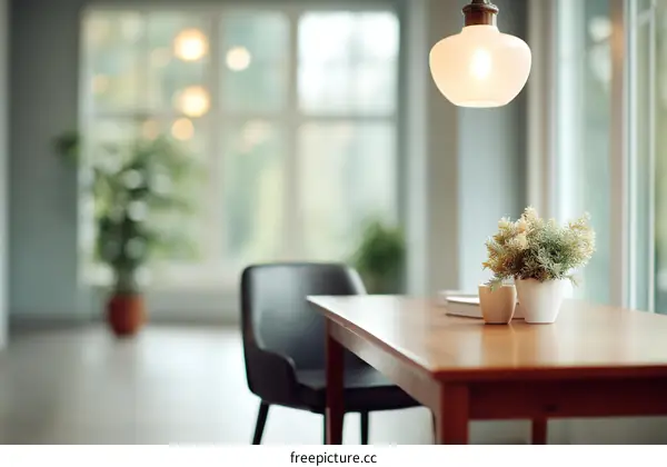 Cozy Dining Area with Natural Light