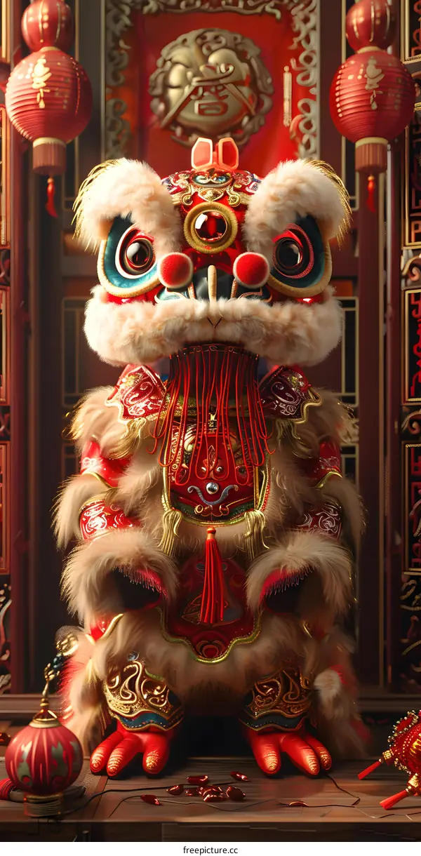 Lion dance
