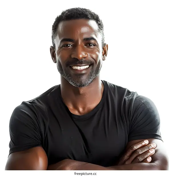 Portrait of a Smiling African American Man