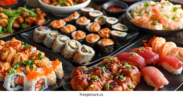 Sushi Platter Variety
