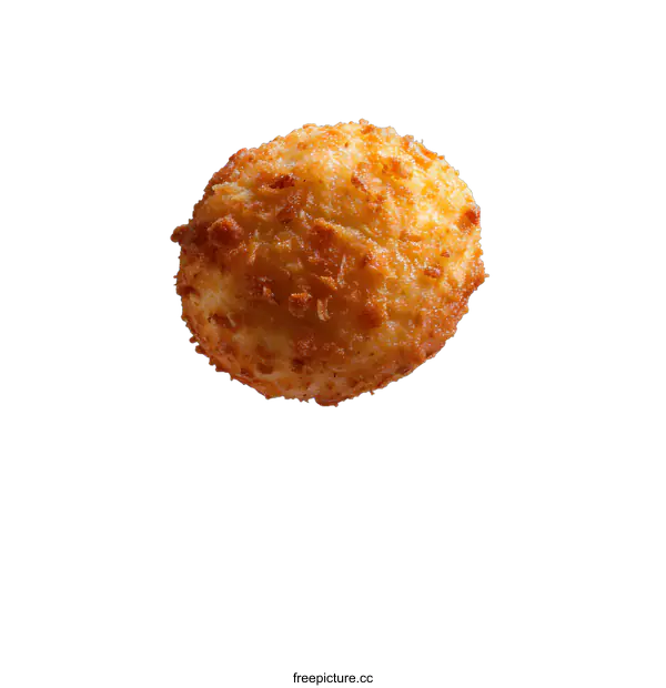 [Transparent Background PNG]Golden brown fried food on white background