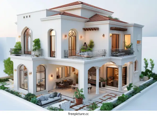 Luxury Mediterranean Style House Design